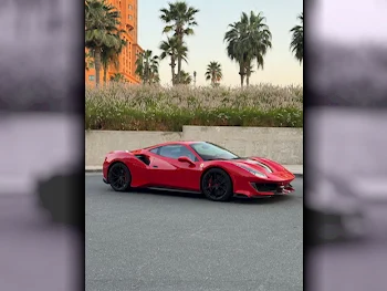 فيراري  488  بيستا  2020  اوتوماتيك  1,000 كم  8 سلندر  دفع خلفي  كوبيه \ سبورت  أحمر  تحت الضمان