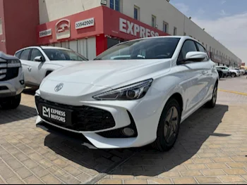 MG  3  2025  Automatic  0 Km  4 Cylinder  Rear Wheel Drive (RWD)  Sedan  White  With Warranty