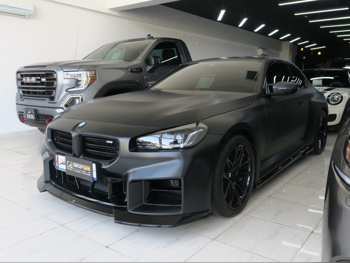 بي ام دبليو  الفئة - ام  2  2023  عادي  9,500 كم  6 سلندر  دفع خلفي  كوبيه \ سبورت  اسود مطفي  تحت الضمان