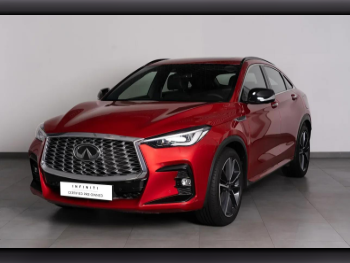 Infiniti  QX  55  2023  Automatic  5,840 Km  4 Cylinder  Front Wheel Drive (FWD)  SUV  Red  With Warranty
