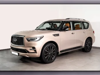 Infiniti  QX  80  2024  Automatic  11,007 Km  8 Cylinder  Four Wheel Drive (4WD)  SUV  Beige  With Warranty