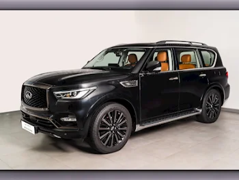 Infiniti  QX  80  2023  Automatic  1,040 Km  8 Cylinder  Four Wheel Drive (4WD)  SUV  Black  With Warranty