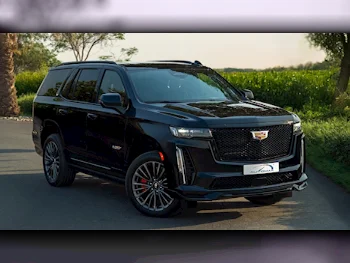 Cadillac  Escalade  V Supercharged  2024  Automatic  0 Km  8 Cylinder  All Wheel Drive (AWD)  SUV  Black  With Warranty