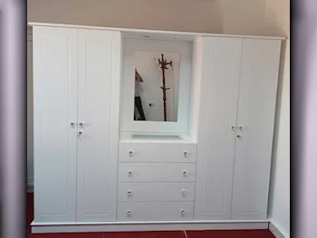 خزائن ودواليب الملابس والزينة - دوحة فيرنيتشر  - خزائن  - أبيض