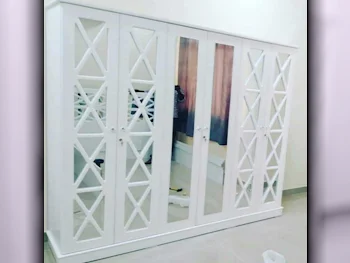 خزائن ودواليب الملابس والزينة - دوحة فيرنيتشر  - خزائن  - أبيض