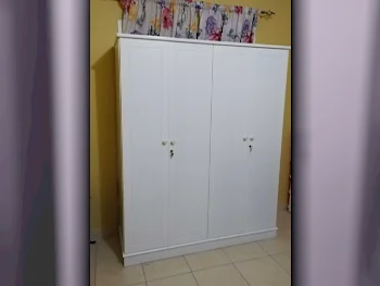 خزائن ودواليب الملابس والزينة - دوحة فيرنيتشر  - خزائن  - أبيض