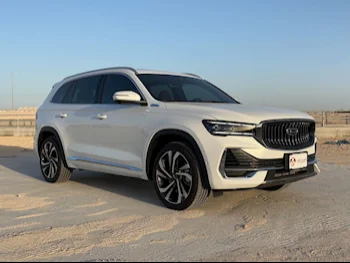 Geely  manjaro  Luxury  2025  Automatic  12,000 Km  4 Cylinder  Front Wheel Drive (FWD)  SUV  White  With Warranty