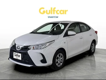 Toyota  Yaris  2022  Automatic  58,966 Km  4 Cylinder  Front Wheel Drive (FWD)  Sedan  White  With Warranty