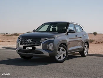 هيونداي  كريتا  2024  اوتوماتيك  7,500 كم  4 سلندر  سحب امامي  اس يو في  رمادي  تحت الضمان