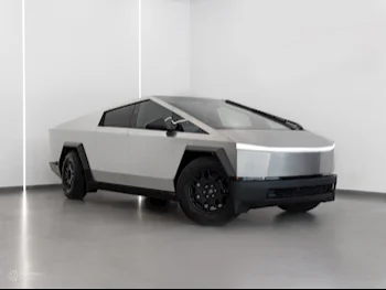 Tesla  CyberBeast  2024  Automatic  570 Km  0 Cylinder  All Wheel Drive (AWD)  Pick Up  Silver  With Warranty