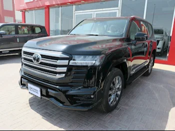 تويوتا  لاند كروزر  جي اكس ار  2025  اوتوماتيك  0 كم  6 سلندر  دفع رباعي  اس يو في  أسود  تحت الضمان