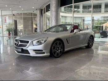 Mercedes-Benz  SL  500  2016  Automatic  34,000 Km  6 Cylinder  Rear Wheel Drive (RWD)  Convertible  Silver