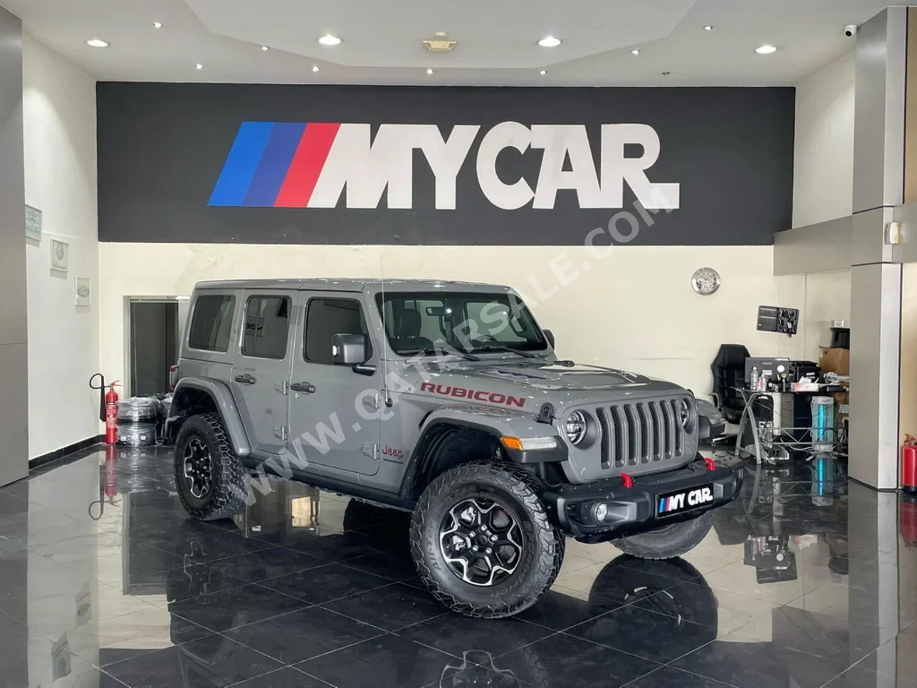 Jeep  Wrangler  Rubicon  2023  Automatic  38,000 Km  6 Cylinder  Four Wheel Drive (4WD)  SUV  Gray  With Warranty