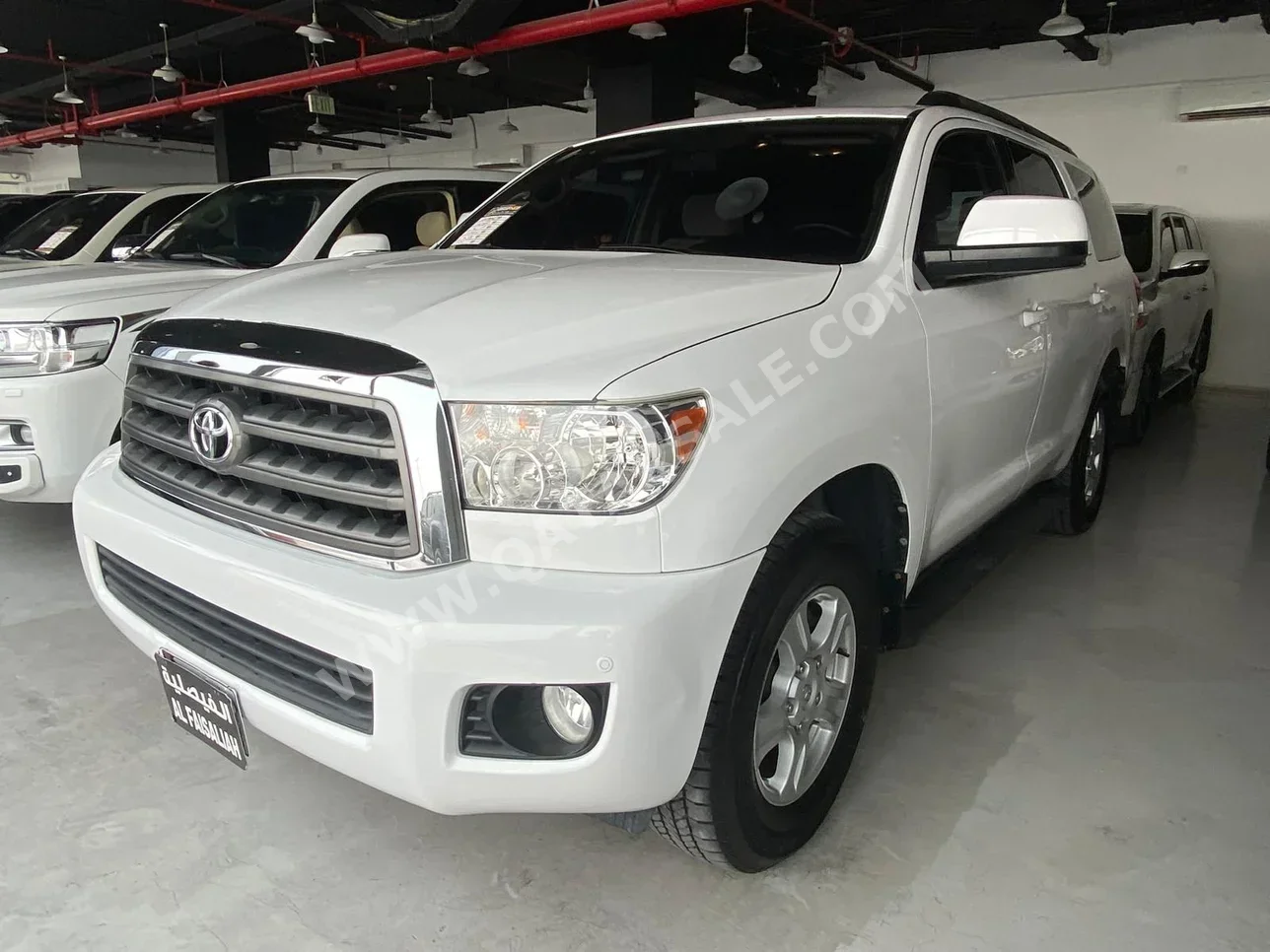 تويوتا  سكويا  اس ار 5  2015  اوتوماتيك  213,000 كم  8 سلندر  دفع رباعي  اس يو في  أبيض  تحت الضمان