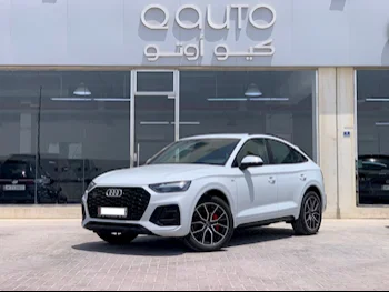 Audi  Q5  2.0 T Quatro  2023  Automatic  14,300 Km  4 Cylinder  All Wheel Drive (AWD)  SUV  White  With Warranty