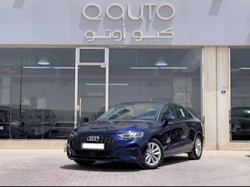 اودي  أي 3  1.4  2023  اوتوماتيك  10,000 كم  4 سلندر  سحب امامي  سيدان  ازرق  تحت الضمان
