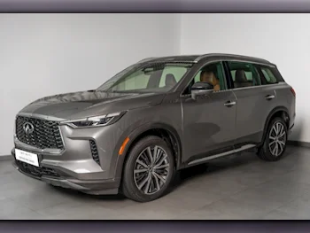 Infiniti  QX  60  2023  Automatic  18,417 Km  6 Cylinder  All Wheel Drive (AWD)  SUV  Gray  With Warranty