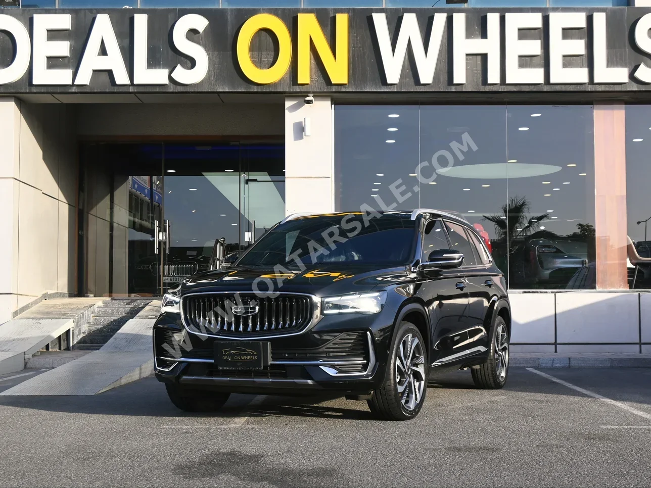 Geely  manjaro  Luxury  2023  Automatic  55,000 Km  4 Cylinder  Four Wheel Drive (4WD)  SUV  Black  With Warranty