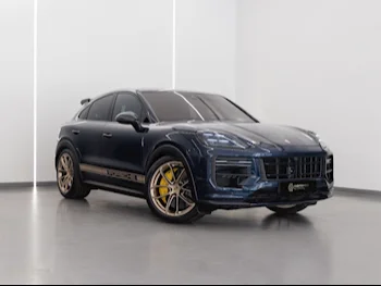 Porsche  Cayenne  Turbo GT  2024  Automatic  19,500 Km  8 Cylinder  All Wheel Drive (AWD)  SUV  Blue  With Warranty