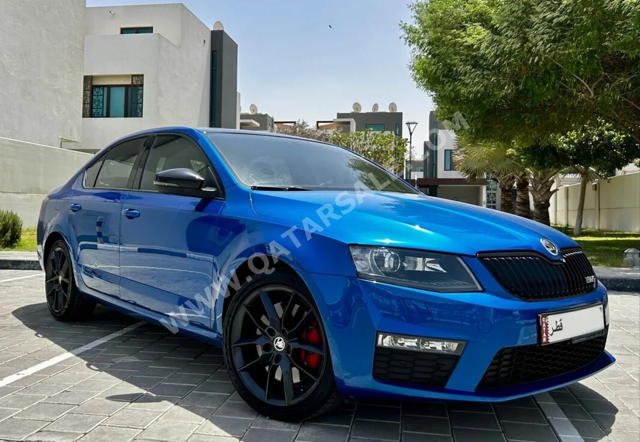 Skoda  Octavia  RS  2015  Automatic  140,000 Km  4 Cylinder  Front Wheel Drive (FWD)  Sedan  Blue