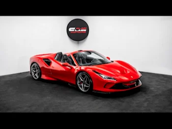 فيراري  اف 8  سبايدر  2023  اوتوماتيك  6,109 كم  8 سلندر  دفع خلفي  كوبيه \ سبورت  أحمر  تحت الضمان
