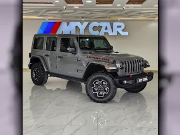 Jeep  Wrangler  Rubicon  2023  Automatic  38,000 Km  6 Cylinder  Four Wheel Drive (4WD)  SUV  Gray  With Warranty