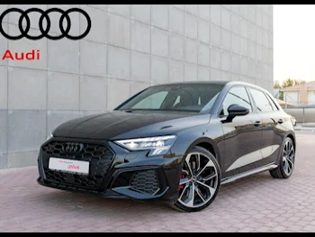 Audi  S  3  2023  Automatic  28,000 Km  4 Cylinder  All Wheel Drive (AWD)  Hatchback  Black  With Warranty
