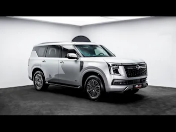 Nissan  Patrol  Titanium Turbo  2025  Automatic  6,490 Km  6 Cylinder  Four Wheel Drive (4WD)  SUV  Silver  With Warranty
