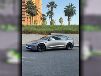 تسلا  مودل 3  بيرفورمانس  2025  اوتوماتيك  8,000 كم  0 سلندر  دفع كلي مستمر  سيدان  رمادي مطفي  تحت الضمان