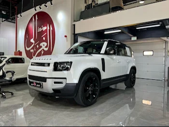  لاند روفر  ديفيندر  110 اتش اس اي  2020  اوتوماتيك  95,000 كم  6 سلندر  دفع رباعي  اس يو في  أبيض  تحت الضمان