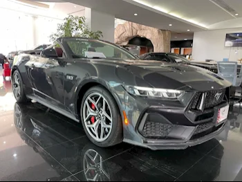 Ford  Mustang  GT  2024  Automatic  15,600 Km  8 Cylinder  Rear Wheel Drive (RWD)  Convertible  Black  With Warranty