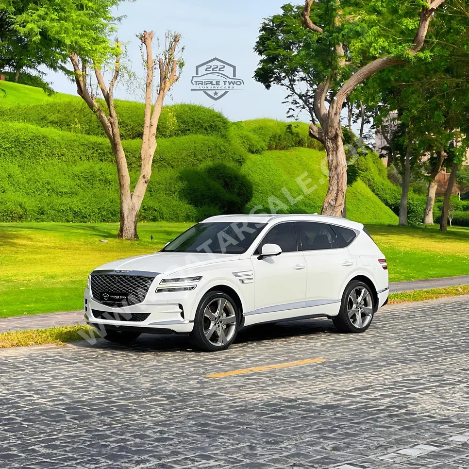 Genesis  GV 80  2021  Automatic  195,500 Km  6 Cylinder  Four Wheel Drive (4WD)  SUV  White