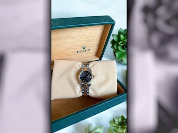 ساعات - رولكس  - ساعات ميكانيكية  - أسود  - ساعات نسائي