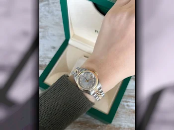 ساعات - رولكس  - ساعات ميكانيكية  - فضة  - ساعات نسائي