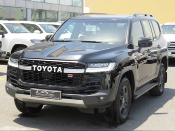 Toyota  Land Cruiser  GR Sport Twin Turbo  2023  Automatic  70,000 Km  6 Cylinder  Four Wheel Drive (4WD)  SUV  Black  With Warranty
