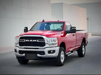 دودج  رام  2500  2024  اوتوماتيك  0 كم  8 سلندر  دفع رباعي  بيكب  أحمر  تحت الضمان