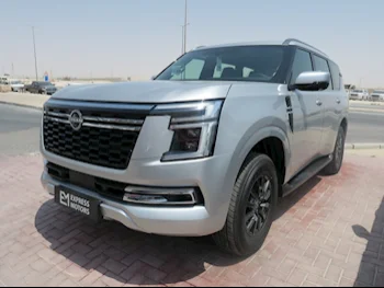 Nissan  Patrol  Titanium  2025  Automatic  0 Km  6 Cylinder  Four Wheel Drive (4WD)  SUV  Silver  With Warranty