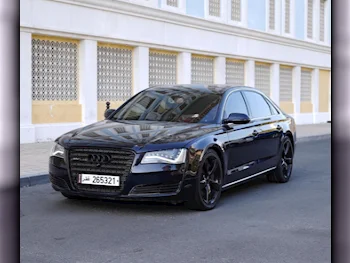 Audi  A8  W12 Quattro  2014  Automatic  95,000 Km  12 Cylinder  All Wheel Drive (AWD)  Sedan  Black