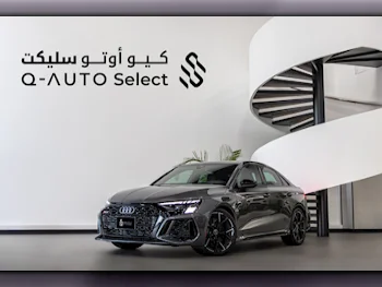 Audi  RS  3  2022  Automatic  24,500 Km  5 Cylinder  All Wheel Drive (AWD)  Sedan  Dark Gray  With Warranty