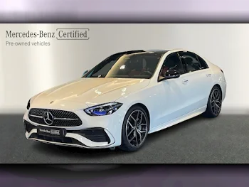 مرسيدس - بنز  سي - كلاس  300  2024  اوتوماتيك  19,500 كم  4 سلندر  دفع كلي مستمر  سيدان  أبيض  تحت الضمان