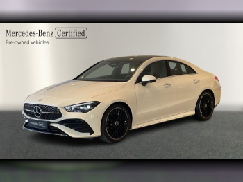 Mercedes-Benz  CLA  200  2024  Automatic  3,000 Km  4 Cylinder  Front Wheel Drive (FWD)  Sedan  White  With Warranty