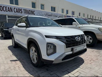 هيونداي  كريتا  2024  اوتوماتيك  28,000 كم  4 سلندر  سحب امامي  اس يو في  أبيض  تحت الضمان