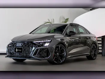 Audi  RS  3  2022  Automatic  24,500 Km  5 Cylinder  All Wheel Drive (AWD)  Sedan  Black  With Warranty