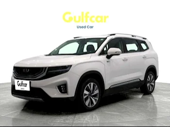 جيلي  اوكافانكو  2023  اوتوماتيك  29,535 كم  3 سلندر  سحب امامي  اس يو في  أبيض  تحت الضمان