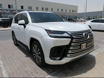 Lexus  LX  600 Luxury  2024  Automatic  15,000 Km  6 Cylinder  Four Wheel Drive (4WD)  SUV  White  With Warranty