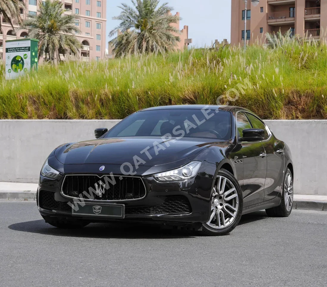 Maserati  Ghibli  2016  Automatic  68,000 Km  6 Cylinder  Rear Wheel Drive (RWD)  Sedan  Black