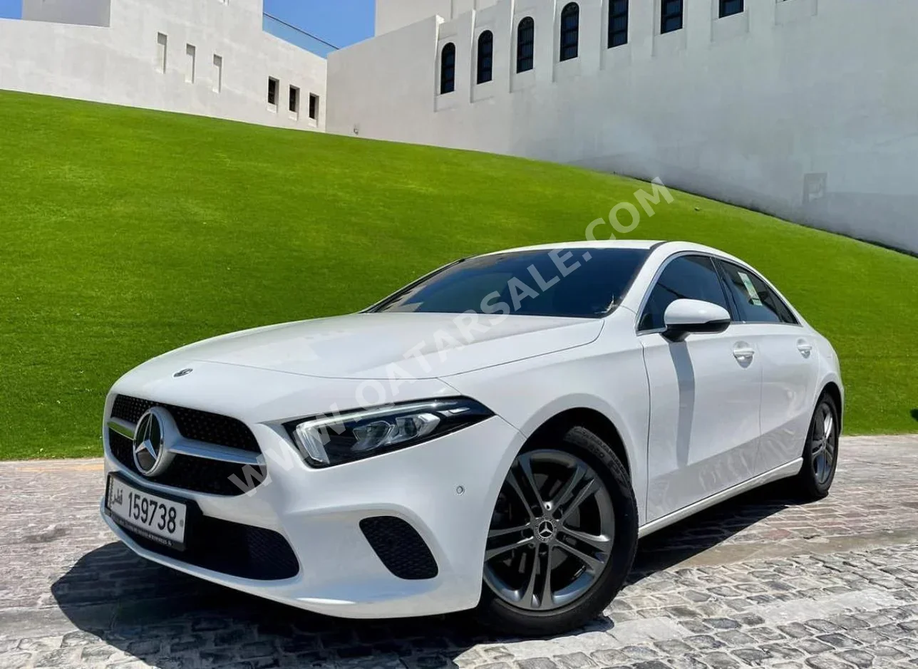 Mercedes-Benz  A-Class  250  2019  Automatic  71,000 Km  4 Cylinder  Rear Wheel Drive (RWD)  Sedan  White