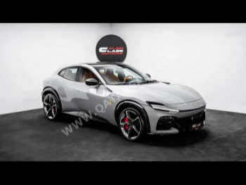Ferrari  Purosangue  2024  Automatic  144 Km  12 Cylinder  All Wheel Drive (AWD)  SUV  Silver