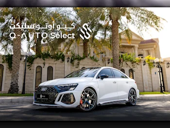 Audi  RS  3  2023  Automatic  14,700 Km  5 Cylinder  All Wheel Drive (AWD)  Sedan  White  With Warranty