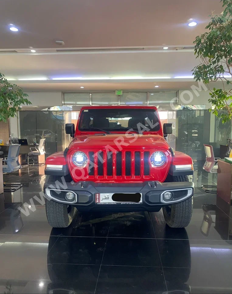جييب  رانجلار  صحارى  2023  اوتوماتيك  18,700 كم  6 سلندر  دفع رباعي  اس يو في  أحمر  تحت الضمان